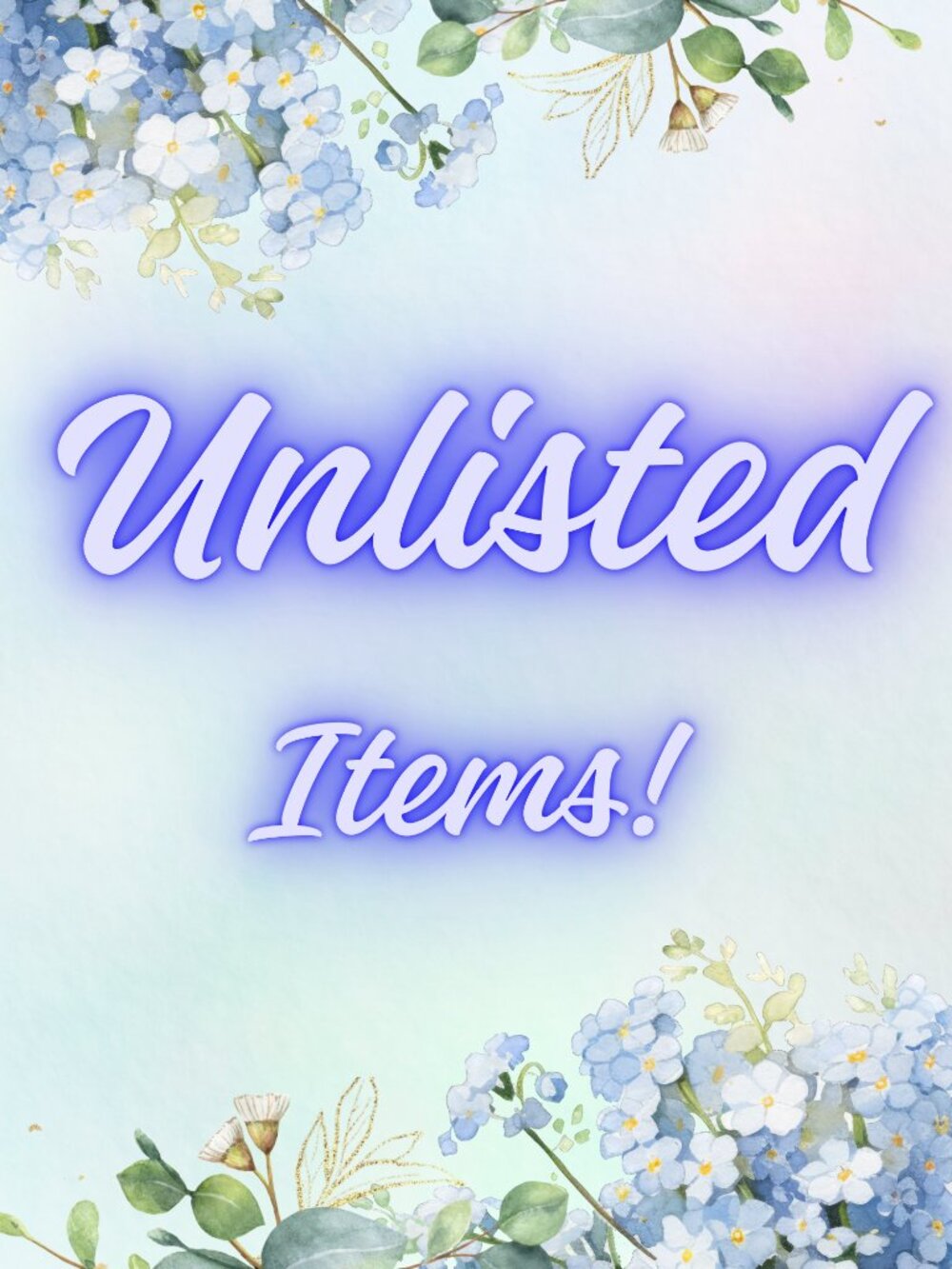 [1-100] Unlisted Items ⭐️